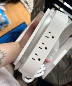 Anker 647 Charging Station (100W), 10-in-1 Power Strip with 6 AC, 1 USB-A, 1 USB-C, 2 Retractable USB C Cables (3ft), 5ft Extension Cord,Power Delivery for Conference Rooms, Desktop Accessory 55 61CvoyNeWGL