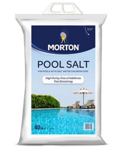 MORTON SALT, 40 lb 3460 Pool Salt, White