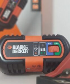 BLACK+DECKER BM3B Fully Automatic 6V/12V Battery Charger/Maintainer with Cable Clamps and O-Ring Terminals 30 61CxDZHI L