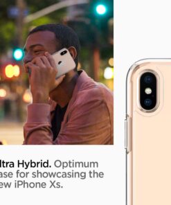 Spigen Ultra Hybrid Designed for iPhone Xs Case (2018) / Designed for iPhone X Case (2017) - Crystal Clear 39 61CxEXHHm9L