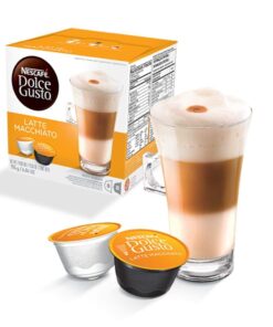 Nescafe Dolce Gusto Latte Macchiato Capsules, 16 Count 16 Count (Pack of 1) 12 61CxdeRrWnL