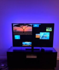 SUPERNIGHT LED Strip Light, 2835 SMD RGB Multi-Color Changing Lights, 16.4ft 300 LEDs Rope with IR Remote Controller, 12V Power Supply for Bedroom, TV-Back Lighting, Halloween, Christmas 2835RGB 24Keys 92 61Cz9vQT8kL