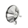 Norpro 5 1/2-Inch Stainless Steel Funnel with Detachable Strainer, 5.5in/14cm, as shown