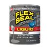 Flex Seal Liquid, 1 Gallon, Gray, Liquid Rubber Coating Sealant, Waterproof, Flexible, Breathable, and UV Resistant, Roof Repair, Basements, RV, Campers, Trailers, Marine, EPDM, Masonry 1-gal