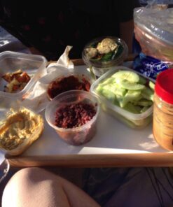 Winsome Wood Sherwood Bed Tray, Natural and white top 24 61D voyLUlL