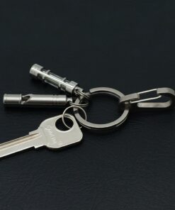 TI-EDC Titanium Keychain Carabiner Clip - Mini Quick Release Snap Hook and Key Ring, Key Organizer Holder for Men and Women Standerd 20 61D0sCFmOKL