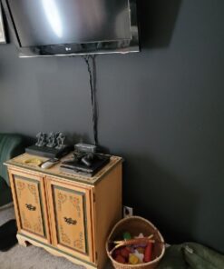 Bryant Electric RR1512W 2-Gang Recessed TV Connection Outlet Plate with 15 Amp 125V Tamper-Resistant Duplex Receptacle with One Pass-Thru Opening, White 1-Pass-Thru Opening 28 61D17hcZ6YL