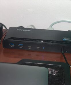 WAVLINK Universal USB C Laptop Docking Station Dual Monitors 5K/4K@60Hz with 65W Host Charging for Thunderbolt 4/3, USB-C Windows, Mac, Chrome, Ubuntu 20.04,22.04(2HDMI, 2DP, 6USB 3.0, 1Gbps Ethernet Displaylink Dock 29 61D1I3VnkIL