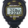 ACCUSPLIT Pro Survivor - A601X Stopwatch, Clock, Extra Large Display Black