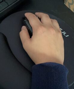 Logitech M705 Marathon Wireless Mouse, 2.4 GHz USB Unifying Receiver, 1000 DPI, 5-Programmable Buttons, 3-Year Battery, Compatible with PC, Mac, Laptop, Chromebook - Black 59 61D1hf7VfvL