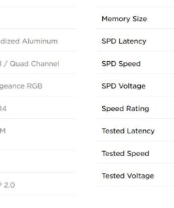 CORSAIR VENGEANCE RGB 32GB (4x8GB) DDR4 3000MHz C15 Desktop Memory - Black RGB - Black 32GB (4x8GB) 24 61D2kPzEJaL