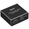 Tendak 4K x 2K HDMI to HDMI and Optical TOSLINK SPDIF + 3.5mm Stereo Audio Extractor Converter HDMI Audio Splitter Adapter(HDMI Input, HDMI + Digital/Analog Audio Output),AV-096-BK 14 61D37Cjy7QL