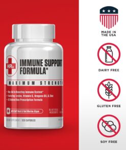 Re+Gen Nutrition Immune Support Supplement for Adults, Natural Capsules with Zinc, Vitamin C, L lysine Amino Acid & Oregano Oil for Strong Immunity Health in Men & Women, 120 Capsules 16 61D3E4AL6bL