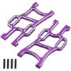 Hobbypark 108019 108819 Aluminum Front Lower Arms (L/R) Purple for 1/10 Scale Redcat Volcano Epx/epx PRO Exceed RC Infinitive Monster Truck 08005 Upgrade Parts