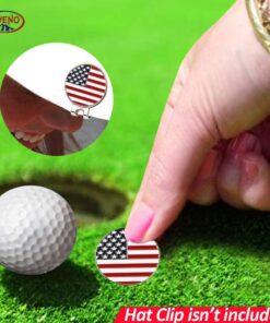 kaveno Golf Divot Tool, Foldable Stainless Steel Switchblade with USA Golf Ball Marker Black 12 61D4svgnnsL