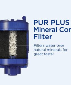 PUR PLUS Faucet Mount Replacement Filter 3-Pack, Genuine PUR Filter, 3-in-1 Powerful, Natural Mineral Filtration, Lead Removal, 9-Month Value, Blue (RF99993) Count of 3 Water Filters 26 61D50IVC07L
