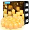SHYMERY Flameless Votive Candles,50 Pack Flickering Electric Fake Battery Operated LED Candles,200+Hour Long Lasting LED Tea Lights for Wedding,Halloween,Christmas,Party and Holiday Decoration Warm White-50pack 10 61D5BCinv6L