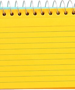 3-Pack Spiral Bound Colored Index Card Books, 3x5-Inch, Ruled, Perforated, Bright Colors: Canary-Cherry-Green-Blue, 50-Count per Book from Northland Wholesale. (3 Packs) 3-Pack 7 61D5Pf2a6L