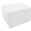 SCT White One-Piece Non-Window Bakery Boxes, 8 x 8 x 5, White, Paper, 100/Carton 8" L x 8" W x 5" H - 100ct 52 61D6ovPCVL 1