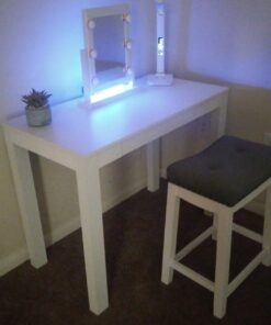 Ameriwood Home Desk Parsons, White 37 61D7 oAqslL