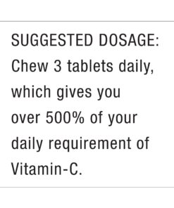 Dr. Schulze's | Super-C Plus | Vitamin C Complex | Clinical Herbal Formula | Dietary Supplement | Immunity Support | Increase Collagen Formation & Iron Absorption | 60 Chewable Tablets (1000 mg) 60 Count (Pack of 1) 17 61D7CbWBRpL