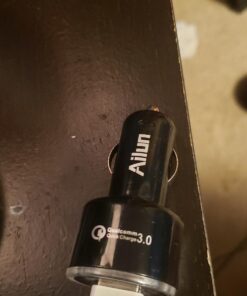 Ailun Car Charger Qualcomm Quick Charge 3.0 Adapter Fast Dual USB Port 35W for iPhone 14 13 11 12 Pro Max X Xs XR SE 2020 Galaxy s20+ S20Ultra, Black Blue 49 61D7sHz2qjL