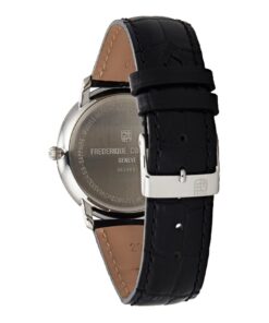 Frederique Constant Slimline Silver Dial Black Leather Strap Quartz Men's Watch 11 61D84wih7tL