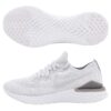 Nike mens Epic React Flyknit 2 Running 8 Pure Platinum/Wolf Grey/White/Pure Platinum
