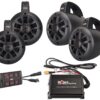 NOAM NUTV4 Quad - 4 Channels Marine Bluetooth ATV/Golf Cart/UTV Speakers Stereo System 17 61DA3YCMl2S