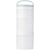 Whiskware Stackable Snack Containers for Kids and Toddlers, 3 Stackable Snack Cups for School and Travel, White and Grey 40 61DA3b1x 5L