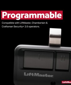 LiftMaster 893LM 3-Button Garage Door Opener Remote Control, Dark Gray 11 61DAaYPL5L