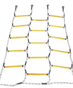 Alternative view of Aoneky 5.9 ft Nylon Climbing Cargo Net - Climbing Rope Ladder for Kids - Fun Outdoor Toy for Boys Ages 6 Years Old and Up