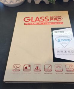 SPARIN 2 Pack Screen Protector Compatible with iPad 6th 5th Generation/iPad Air 2/ iPad Pro 9.7, Tempered Glass Screen Protector 66 61DAqdBBMaL