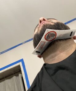 Aberlite FlexShaper - Beard Shaper Neckline Guide - Hands-Free & Flexible, The Ultimate Shaping Template, Trimmer, Lineup Stencil Kit beard liner tool outliner (White) White 30 61DC5G777L