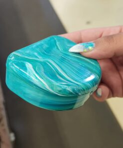 QUIST (TM) Orthodontic Retainer Case (Turquoise) Turquoise 33 61DCDvdHUQL