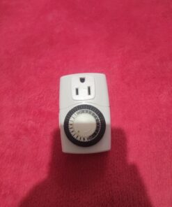 BN-LINK BND-60/U47 Indoor Mini 24-Hour Mechanical Outlet Timer, 3-Prong, 2-Pack White 39 61DCfE8PImL