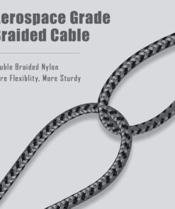 BrexLink USB C Cable, Type C Charger USB 3A Charging Cable Fast Charge for Samsung Galaxy S22 Plus Ultra S21 S22 Plus, Moto G7 G8, Other USB Type c Charger (6.6ft+6.6ft, Grey)… 6.6ft+6.6ft 33 61DD1Cb0K4L