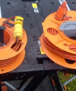 Bayco KW-130 Cord Storage Reel with Center Spin Handle, 150-Feet,Orange 18 61DD7Mr1klL