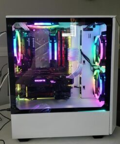 upHere RGB LED 120mm Case Fan,Quiet Edition High Airflow Adjustable Color LED Case Fan for PC Cases, CPU Coolers,Radiators System,5-Pack / C8123 71 61DEosZouzL