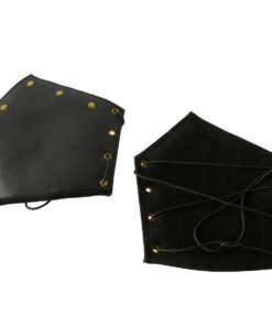 Armor Venue: Knights Leather Battle Arm Guard Bracers Medieval Armor Costume Black 14 61DEy2cnL
