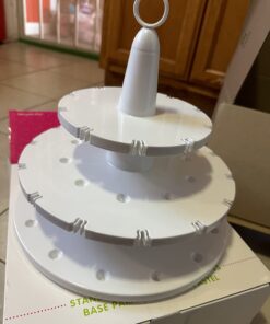 Bakelicious Cake Pop Stand, 24-Piece, White 32 61DFFAvFTmL