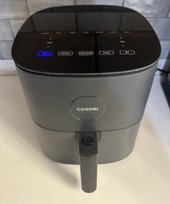 COSORI Air Fryer Oven Pro LE 5-Qt Airfryer, Quick Meals, UP to 450℉, Quiet, 85% Oil less, Recipes, 9 in 1, Compact, Dishwasher Safe 5 QT Gray 42 61DFv3YujL