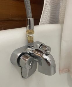 Heavy Duty 3 3/8" Centers Chrome Plated Diverter Clawfoot Tub Faucet Basic pack 11 61DGLt3zVXL