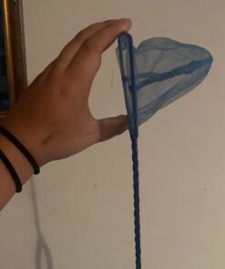 PENN-PLAX Quick-Net Aquarium Fish Nets – Durable, Strong, and Safe – Color May Vary (Blue or Green) 4" Net 34 61DHEGk2ZqL