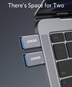 Alternative view of Anker USB C Adapter (2 Pack),High-Speed Data Transfer, USB-C to USB 3.0 Female Adapter for MacBook Pro 2020, iPad Pro 2020, Samsung Notebook 9, Dell XPS and More Type C Devices