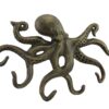 Zeckos Swimming Octopus Antique Bronze Finish Decorative Wall Hook 7 61DIFDuTVwL