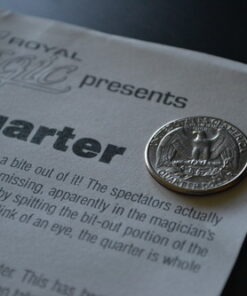 ROY KUEPPERS Bite Coin - Bite Out Quarter Magic Coins 18 61DIhK LeEL