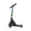 Jetson Scooters - Jupiter Kick Scooter - Collapsible Portable Kids Push Scooter - Lightweight Folding Design with High Visibility RGB Light Up LEDs on Stem, Wheels, and Deck Mars Black 21 61DImZk6qnL