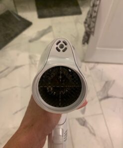 Panasonic nanoe Salon Hair Dryer with Oscillating Quick Dry Nozzle, Folding Hair Dryer for Travel and Home, 3 Airflow Settings for Easy Styling and Healthy Hair - EH-NA2C-W (White) Compact Hair Dryer w/ 1 attachment 40 61DJG54Uu4L