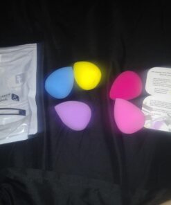 BEAKEY 5 Pcs Makeup Sponges Set, Latex-Free, High-density Wonder Blender Perfect for Liquid, Cream, and Powder, Soft and Flexible Boun Boun Beauty Sponges, Beauty Gift Set 5pcs multi-colored sponges 47 61DJcTYvv6L